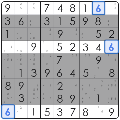 sudoku empty rectangle
